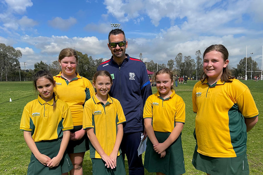 Pacific Brook students at the athletics carnival, capturing the spirit of friendly competition